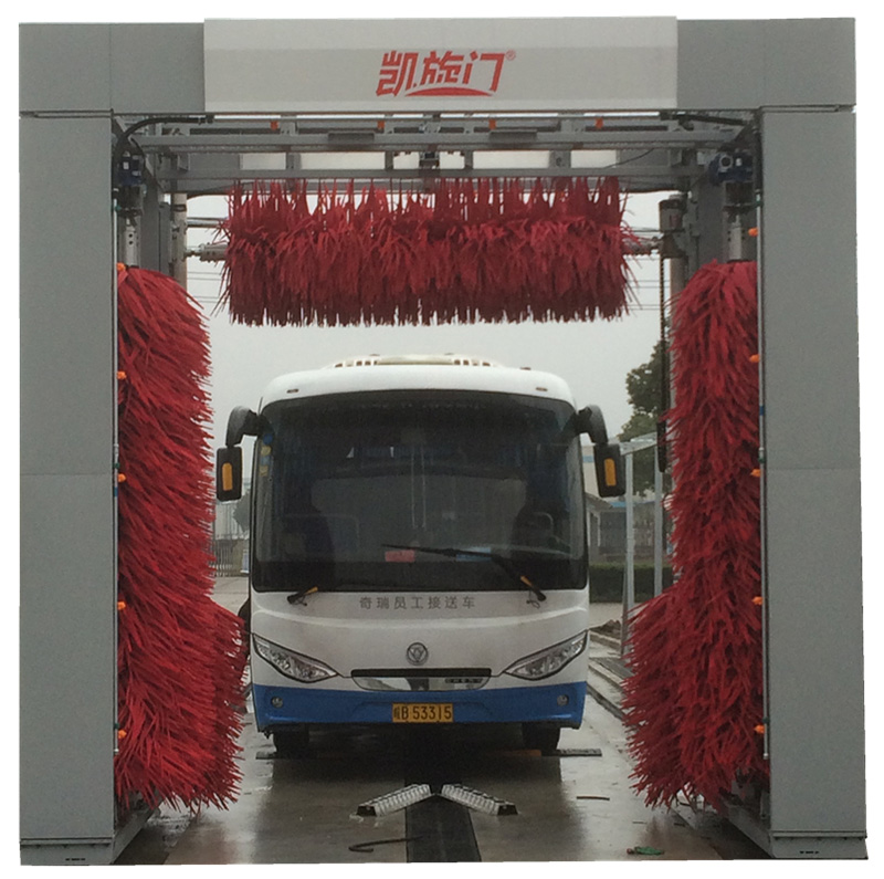 安徽省芜湖奇瑞安装凯旋门往复式大巴高压洗车机
